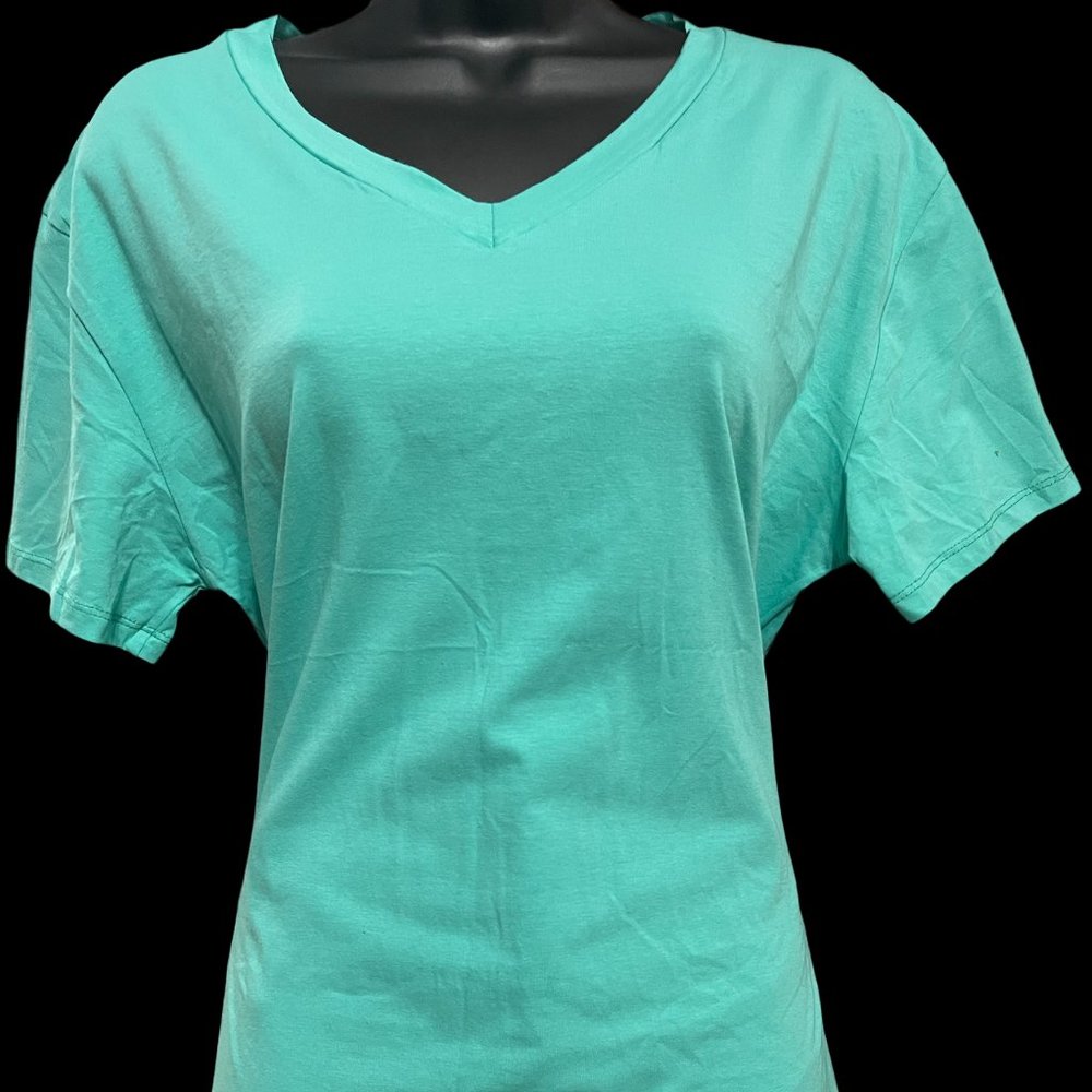 Love Nation Women's V Neck Top